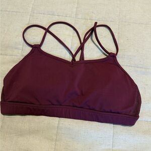 Lululemon Burgundy Sports Bra